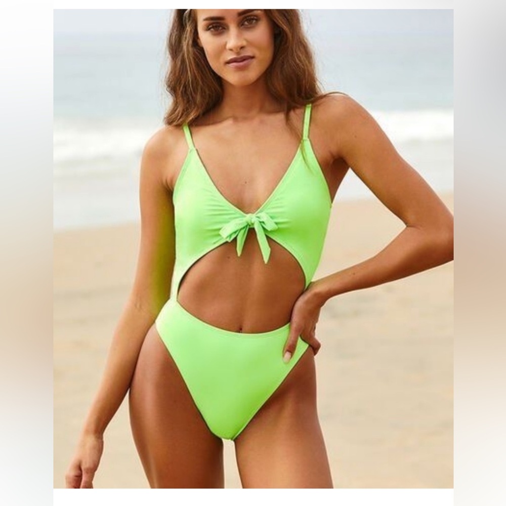 Dippin' Daisy's ONE-PIECE CUT OUT Neon Green